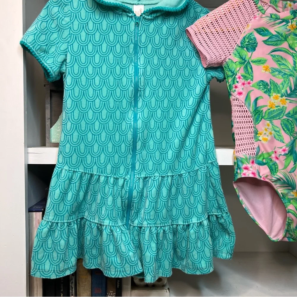 Tropical Swimsuit & Terry Cloth Coverup Bundle - Picture 9 of 11